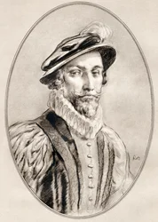 Sir Walter Raleigh, aus Living Biographies of Famous Men