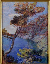 Blick auf Portofino, Italien