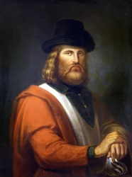 Giuseppe Garibaldi, Gemälde von R.E. Hauser