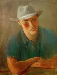 Bildnis eines Mannes mit Hut