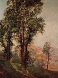 Blick vom Mönchsberg auf Salzburg