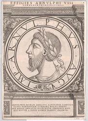 Römischer Ostfrankenkaiser Arnulf (Druck)