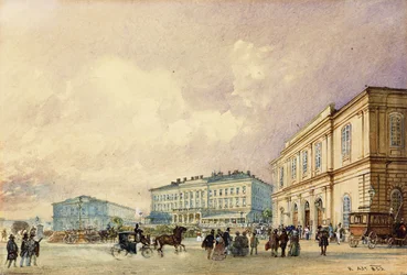 Der Südbahnhof, Wien, 1852