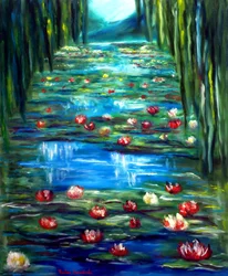 Monet Garten Seerosen, 2025