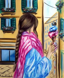 Das Mädchen mit dem Gelato