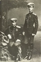 Großfürst Konstantin Konstantinowitsch und Großfürst Dimitri Konstantinowitsch von Russland