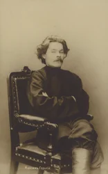 Maxim Gorki (1868-1936), russischer Schriftsteller und politischer Aktivist