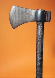 Axt, mit der Peter der Große (1672-1725) am 16. Mai 1703 den ersten Stein bei der Gründung von St. Petersburg legte
