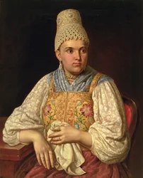 Porträt von Anna Petrovna Filatova, c.1840