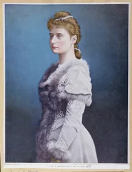 Porträt von Zarin Alexandra Fjodorowna (1872-1918) ca. 1898