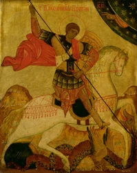 St. Georg tötet den Drachen