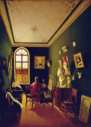 Das Atelier des Malers, 1843