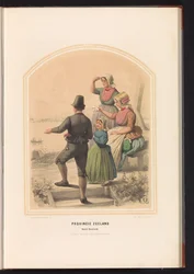 Tracht von Nord-Beveland in Zeeland, 1857