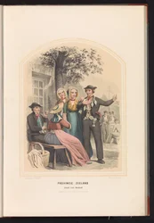 Tracht von Süd-Beveland in Zeeland, 1857