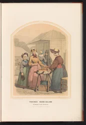 Klederdracht van de Beemster, Purmer en Wormer in Noord-Holland, 1857