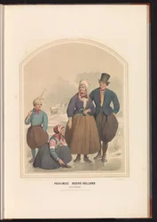 Tracht der Insel Marken in Nordholland, 1857