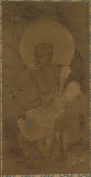 Arhat Nakula, eines von sechzehn, Mitte des 14. Jahrhunderts