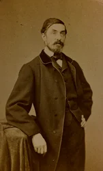 Porträt von Auguste Paul Charles Anastasi, französischer Maler; carte de visite (s/w Foto)