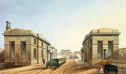 Edge Hill Station, Ende des Tunnels, aus 