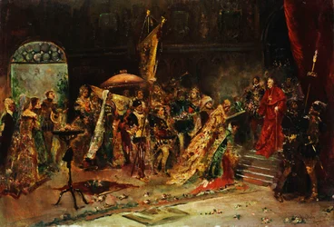 Präsentation an den Kardinal