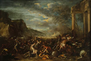 Eine Kavallerieschlacht