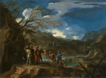Polykrates und der Fischer, ca. 1664