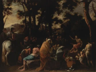 Johannes der Täufer predigt