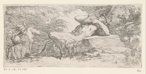 Satyr mit einer Panflöte