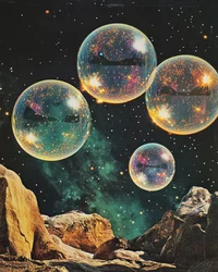 Kosmische Wüstenkugeln