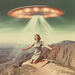 Retro-UFO-Entführung