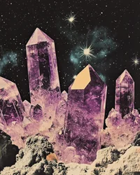 Sternenreiche Amethystgalaxie
