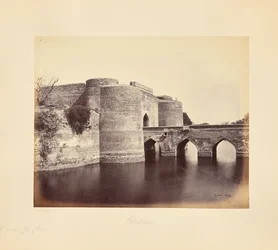 Bhurtpore; das Haupttor der Festung