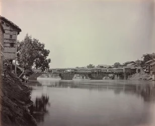 Brücke der Geschäfte, Srinagar, Kaschmir