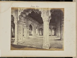 Delhi: der Palast, Inneres des Diwan-i-Khas