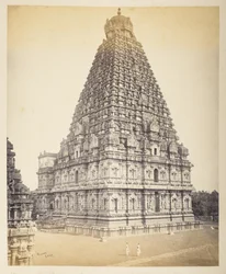 Die große Pagode, Tanjore, von den Festungsmauern