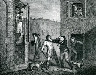 Die Hüte der blinden Bettler 