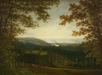 Ein Blick auf Bristol von Ashton Park