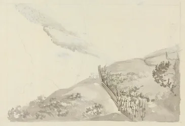 Ein Zaun an einer Schlucht