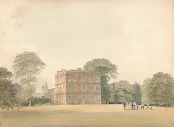 Seitenansicht von Ayot House, Hertfordshire