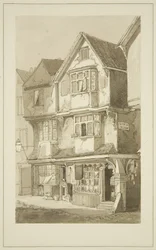 Alte Häuser, Ecke Long Row, Temple Street