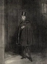 Der Herzog betritt das House of Lords, Illustration aus 