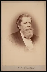 Porträt von Thomas Clarke Theaker 1812-1883, zwischen 1876 und 1880