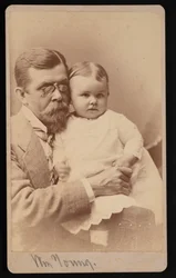 Porträt von William Young und Kind