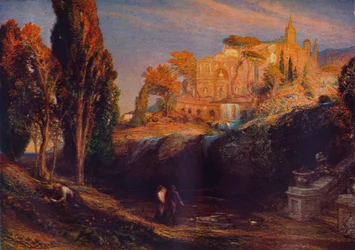 Emily und Valancourt im Chateau Le Blanc: Lady Foix hört von Dr. Foix, Mysteries of Udulpho