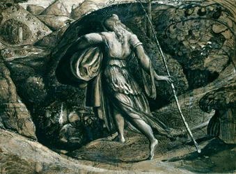 Ruth kehrt vom Ährenlesen zurück von Samuel Palmer