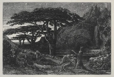 Der Zypressenhain, 1883