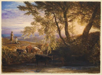 Die untergehende Sonne