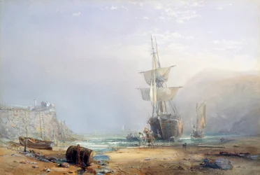 Ein nebliger Morgen an der Küste von Devon, 1853