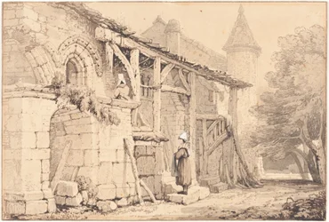 Szene in Jumièges