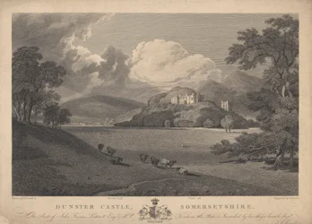 Nordostansicht von Dunster Castle, Somersetshire
